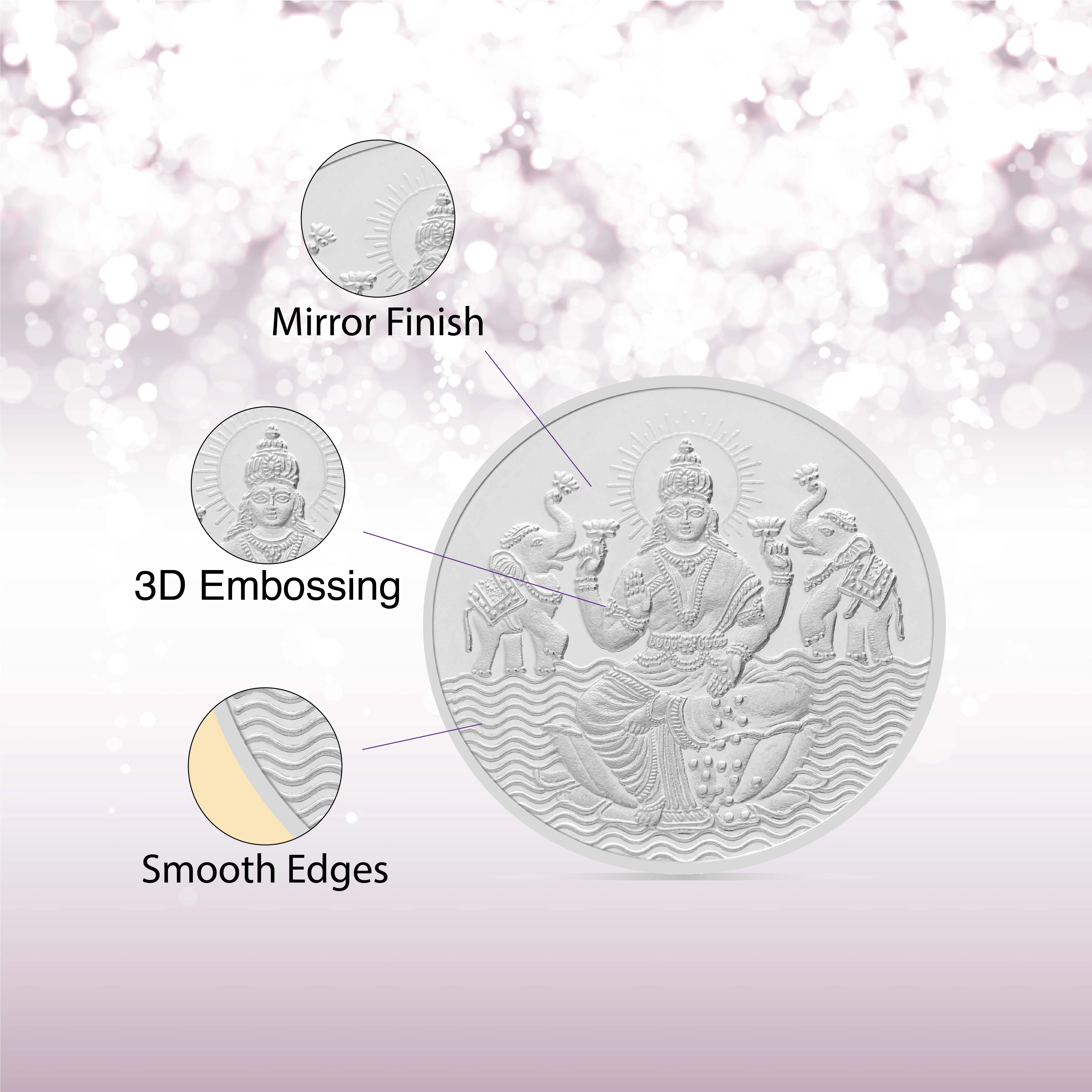 20 gms Laxmi Shree Silver Coin - Image 4