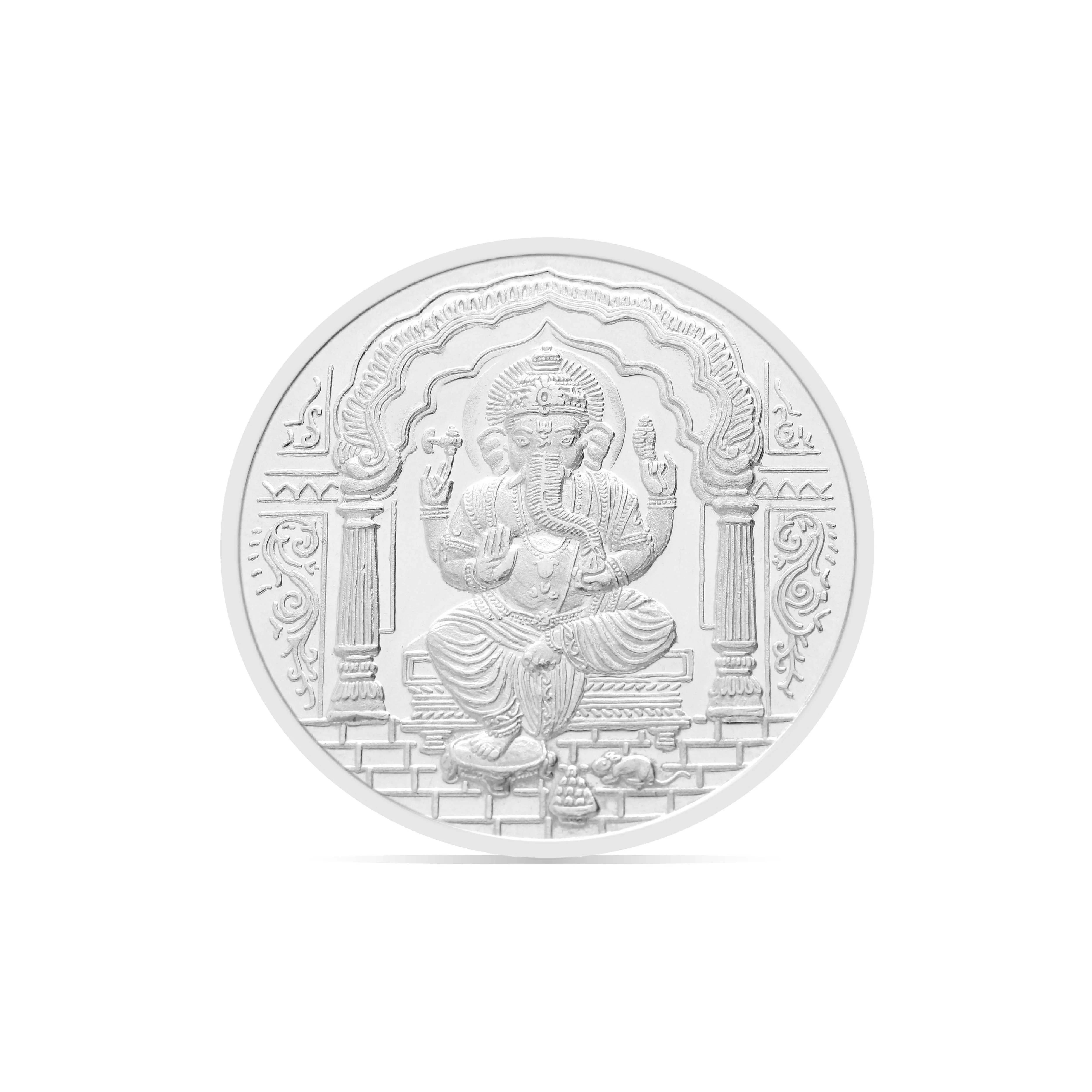 25 gms Ganesha Om Silver Coin
