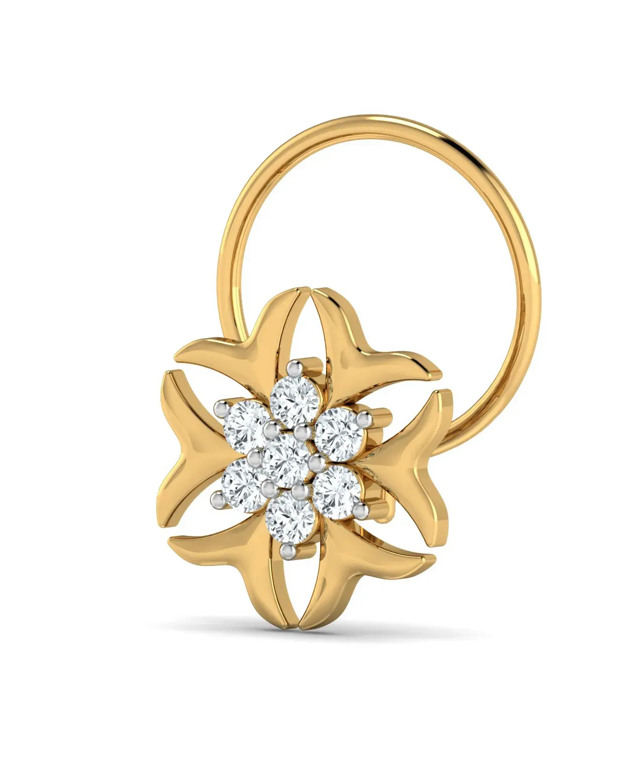 Abstract Diamond Nosepin - Image 5