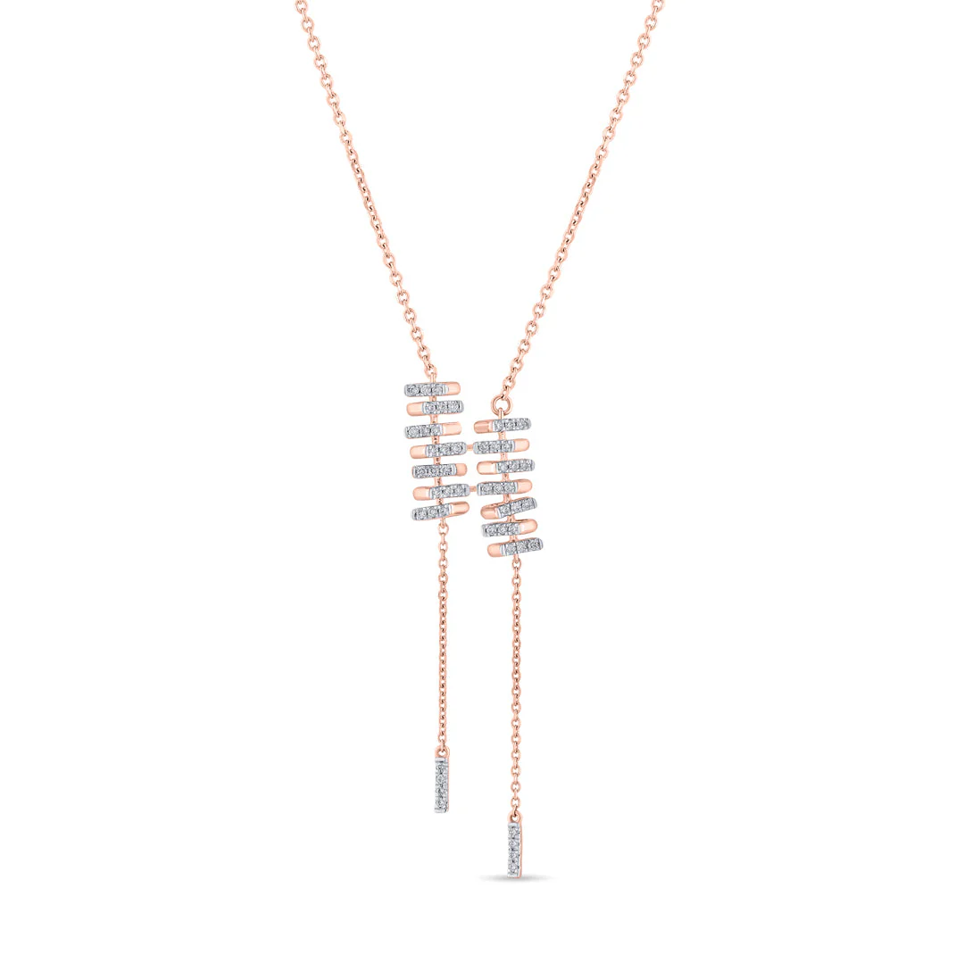 Arinya Forme Rose Gold Diamond Pendant - Image 3