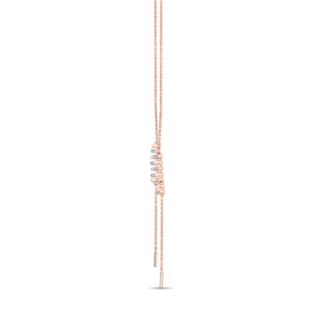 Arinya Forme Rose Gold Diamond Pendant - Image 5