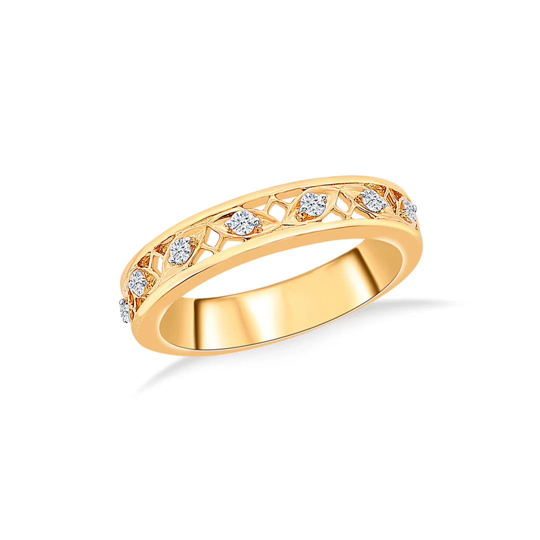 Axion Crest Gold & Diamond Ring - Image 2