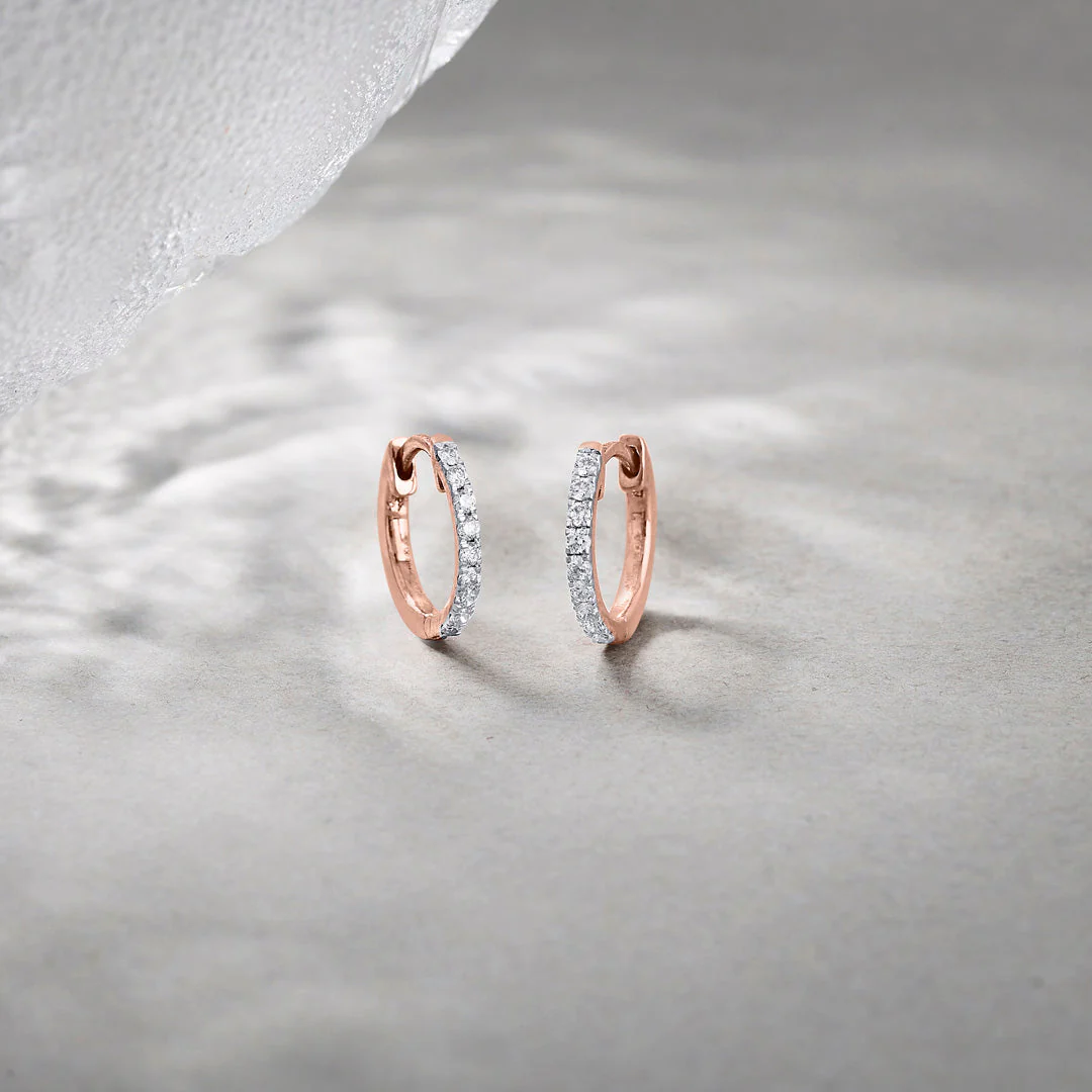 Bright Charm Diamond Hoops & Huggie Earrings