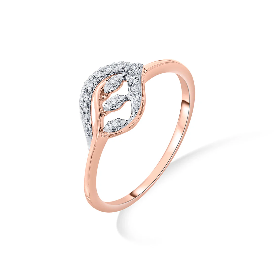 Bright Petal Cocktail Diamond Ring - Image 4