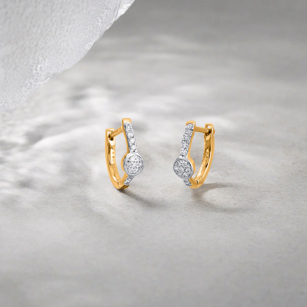 Bright Radiance Diamond Hoops & Huggie Earrings