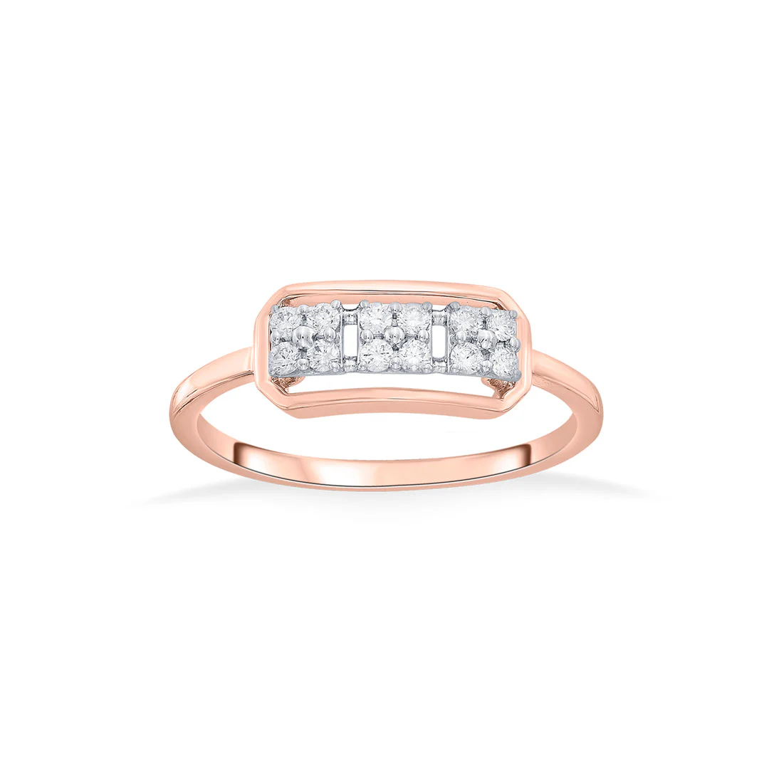 Calem Shape Cocktail Diamond Ring - Image 3