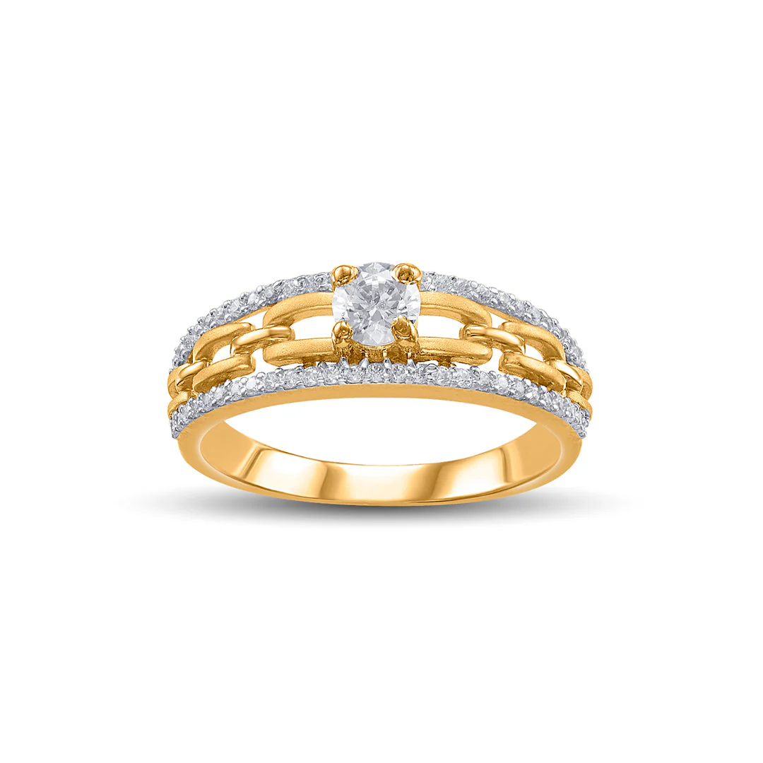 Chained Forever Women's Gold Ring - Image 3