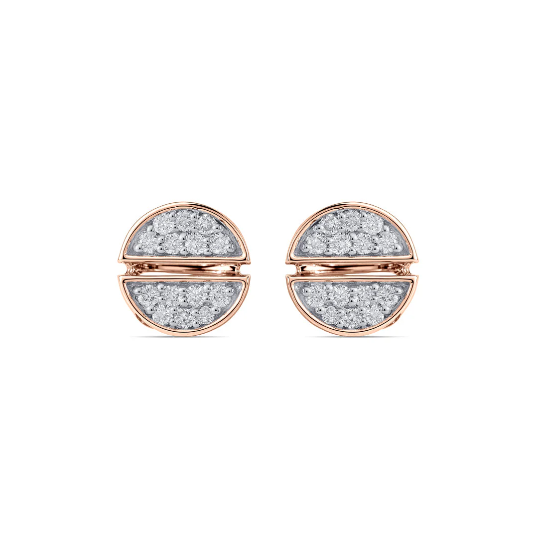 Circa Disc Diamond Earring - Image 3