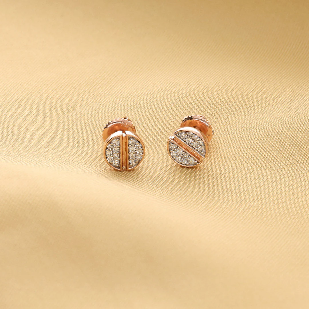 Circa Disc Diamond Earring - Image 7