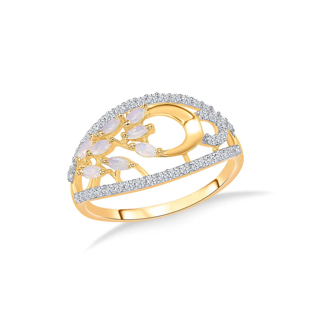 Cosmo Charm Gold Fashion Ring For Women - Image 2