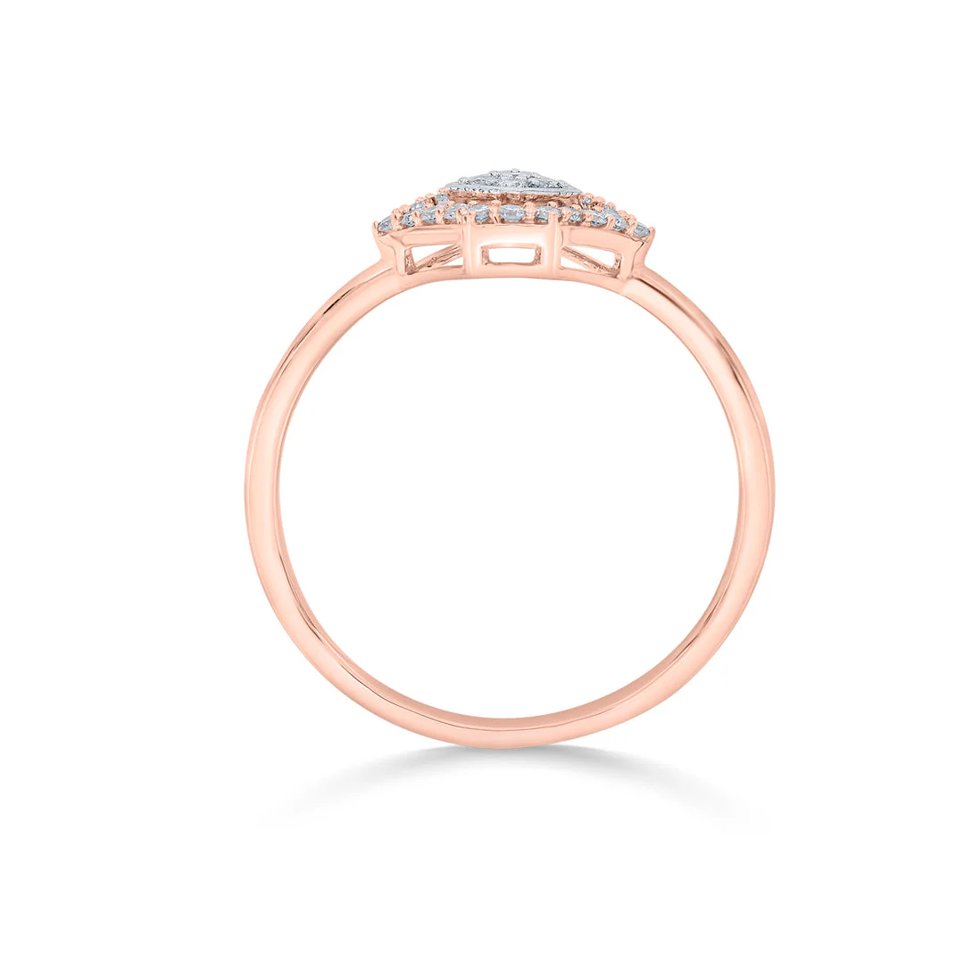 Crystal Crux Cocktail Diamond Ring - Image 5