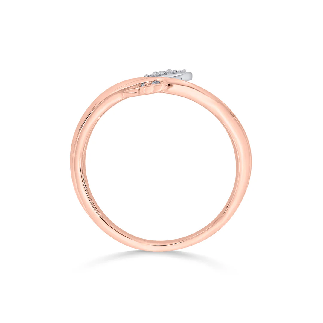 Delicate Fern Fashion Diamond Ring - Image 5