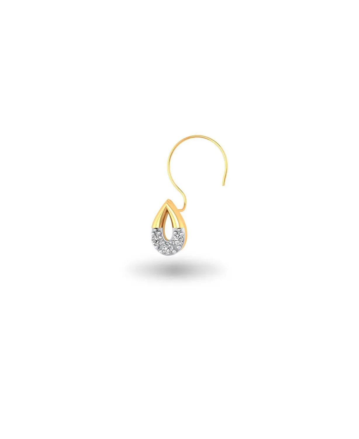 Dew Drop Diamond Nosepin - Image 4