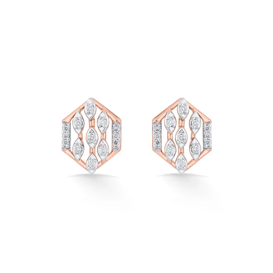 Dewora Diamond Stud Earrings - Image 3