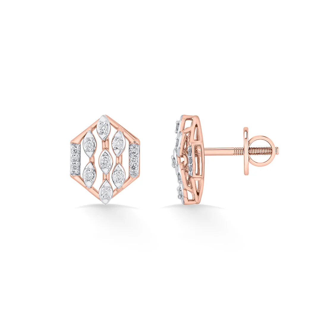 Dewora Diamond Stud Earrings - Image 5