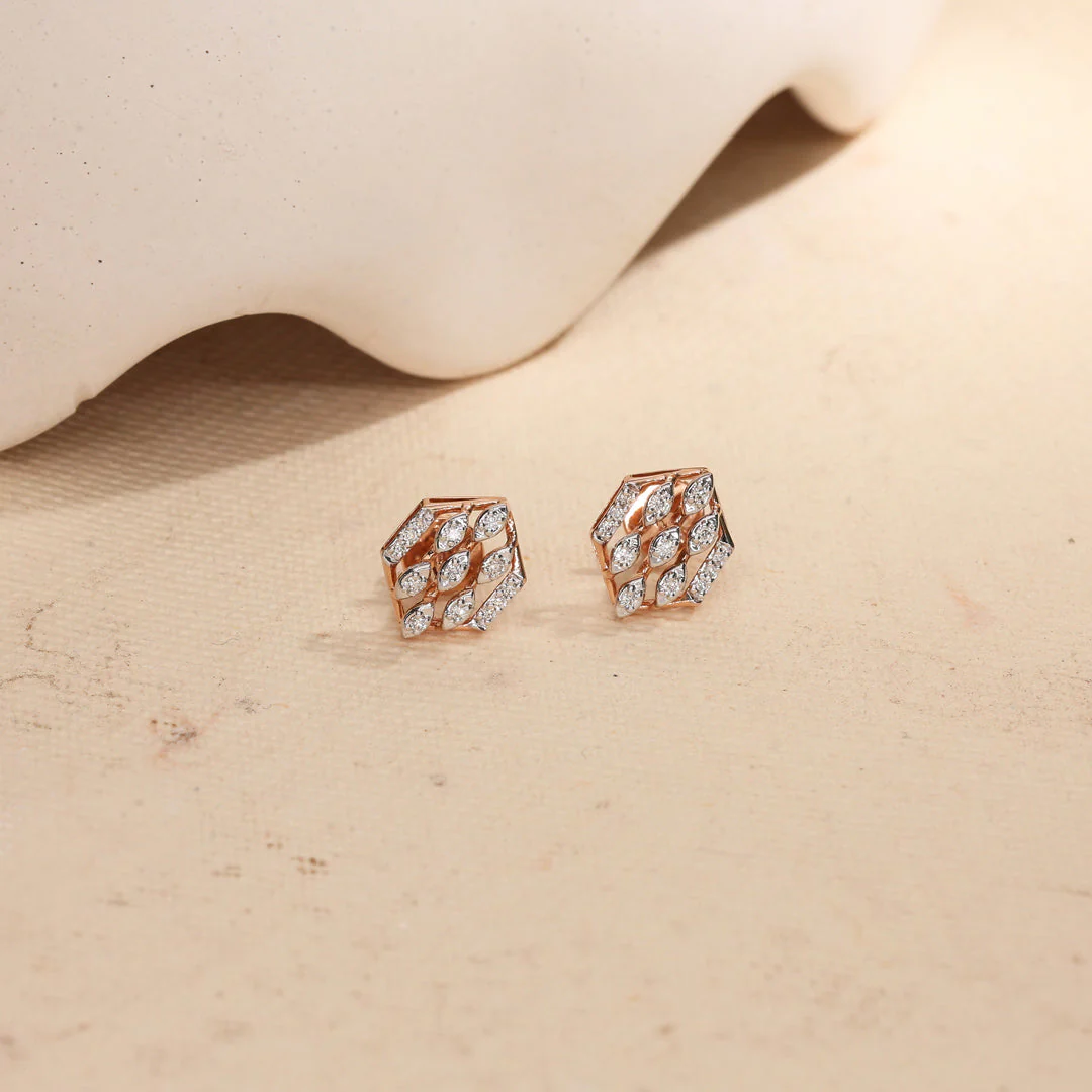Dewora Diamond Stud Earrings - Image 6