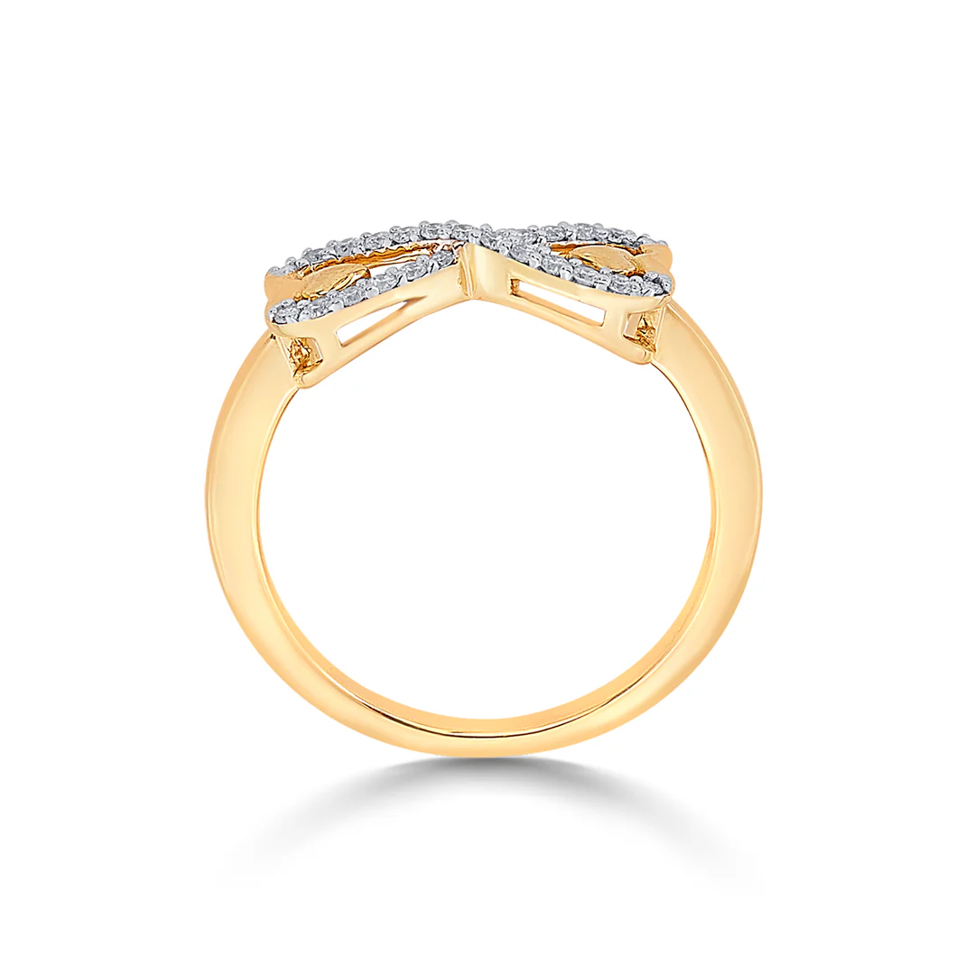 Endura Love Gold and Diamond Ring - Image 4