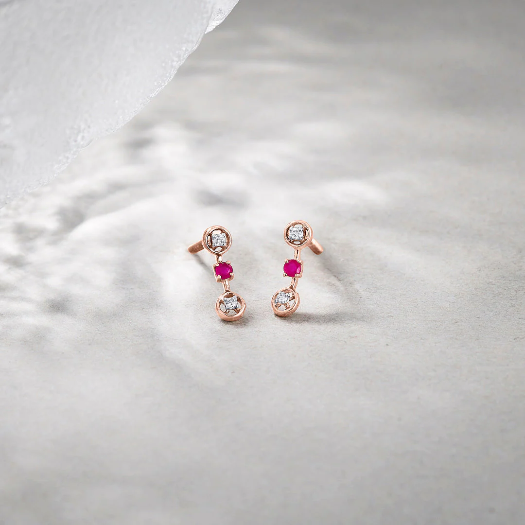 Entangled Love Diamond Drops & Dangler Earrings