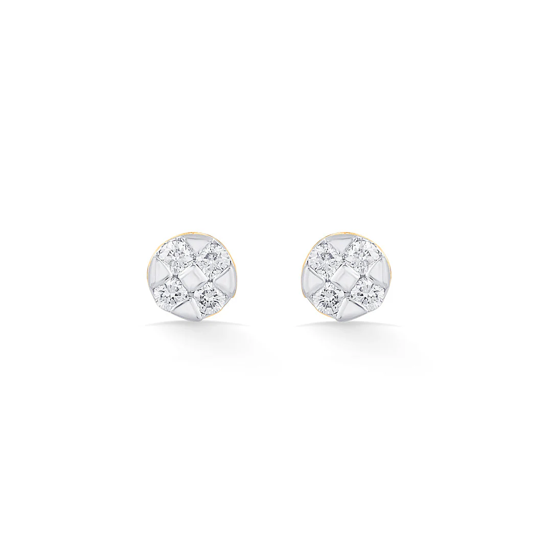 Eternal Glint Diamond Stud Earrings - Image 3