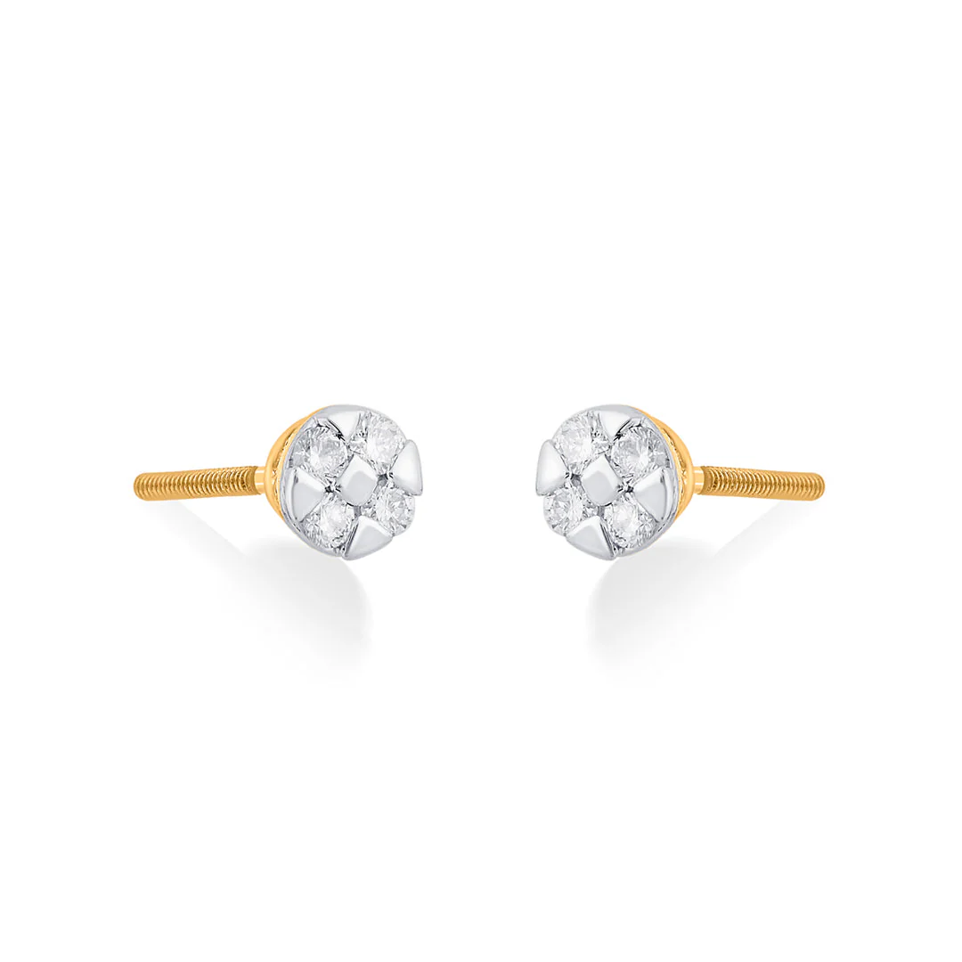 Eternal Glint Diamond Stud Earrings - Image 4