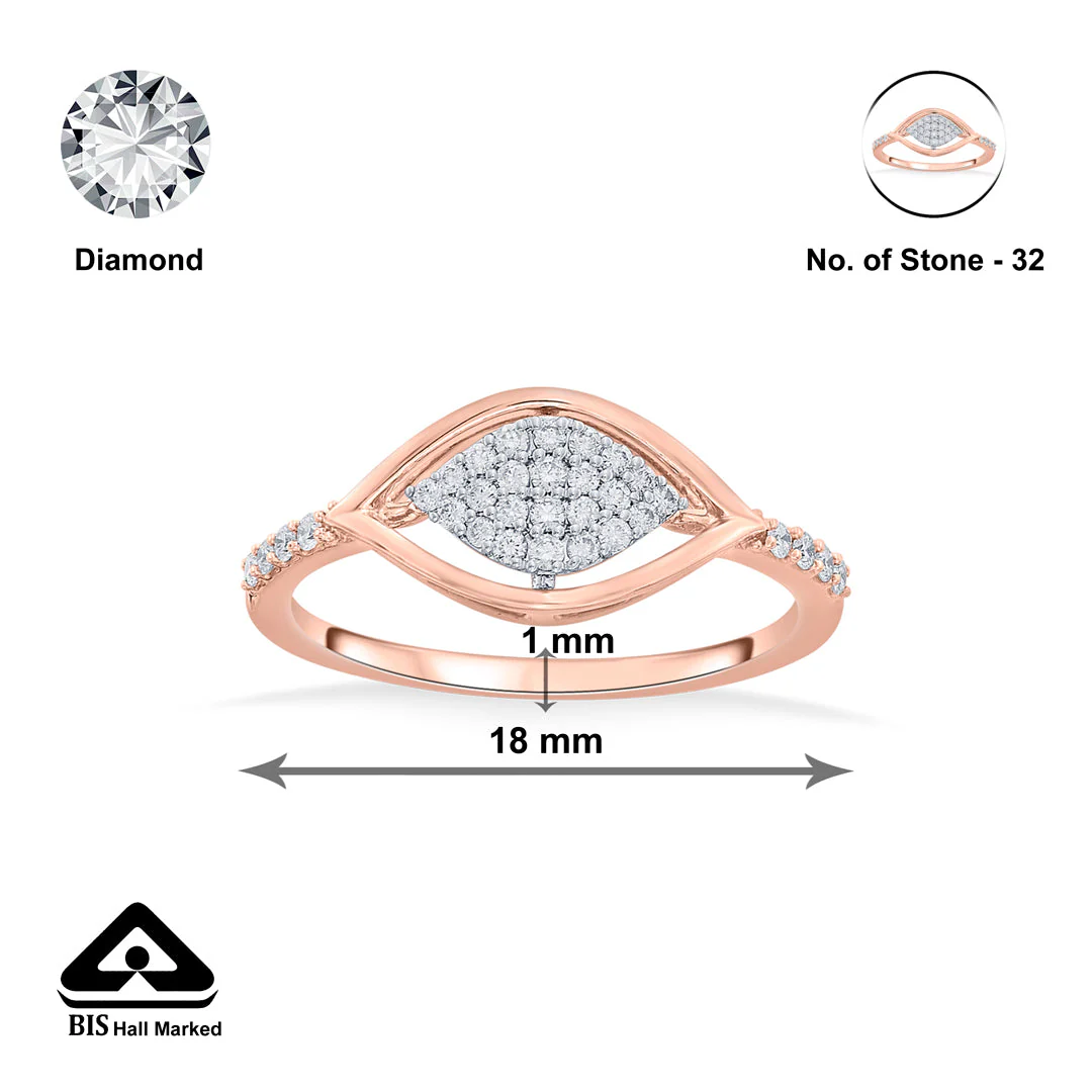 Eye of Light Fashion Diamond Ring - Image 6