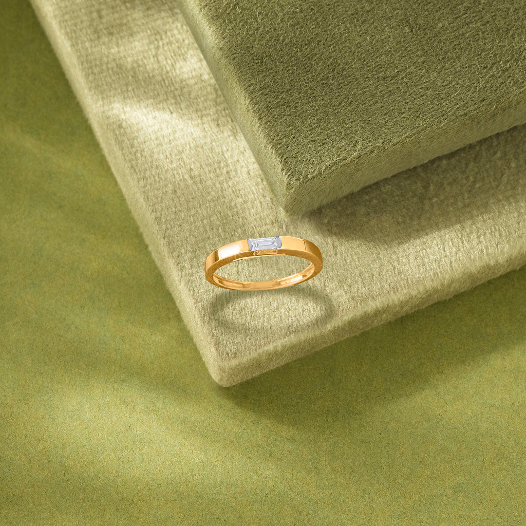 Facet Aura Women's Gold Ring