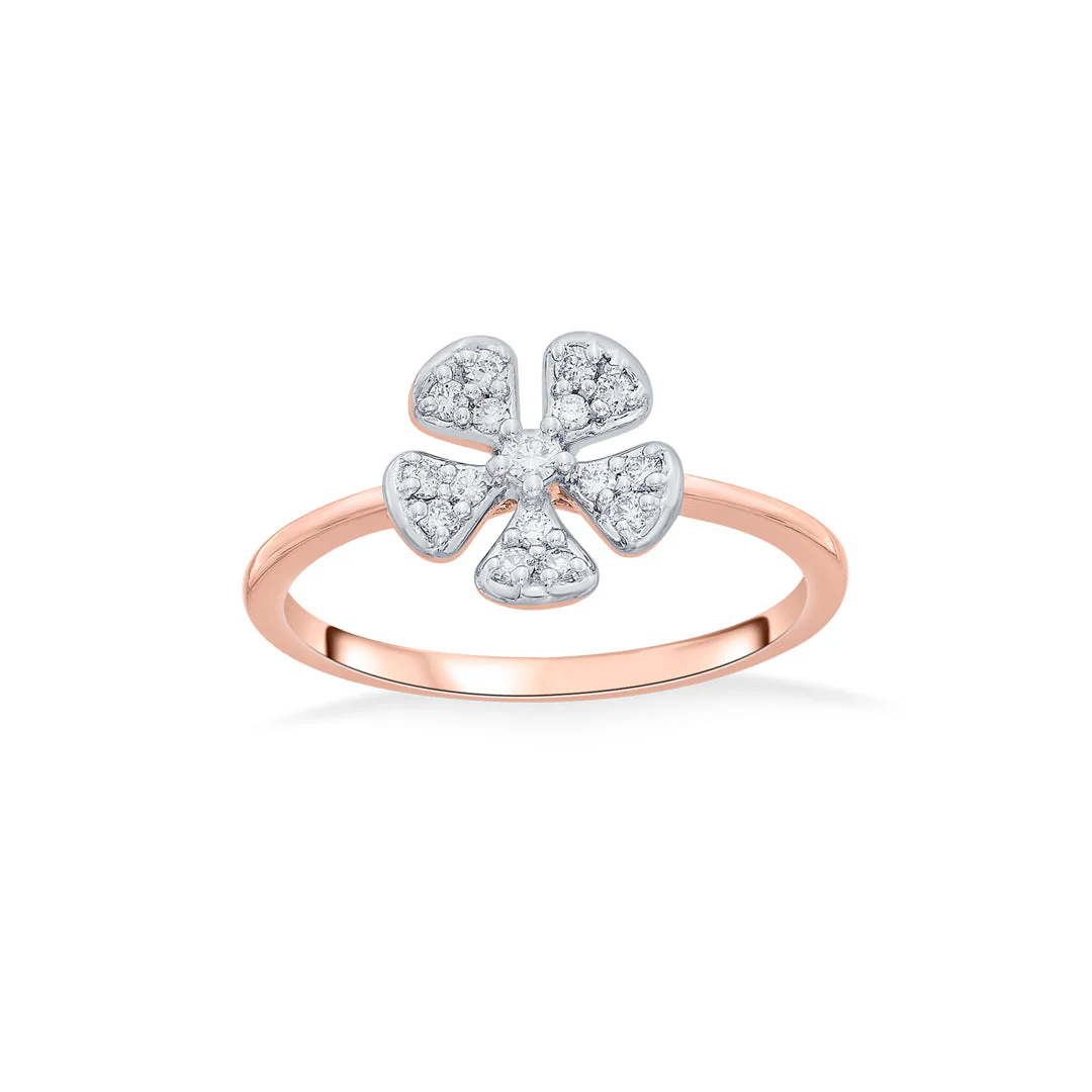 Floral Bloom Casual Diamond Ring - Image 3