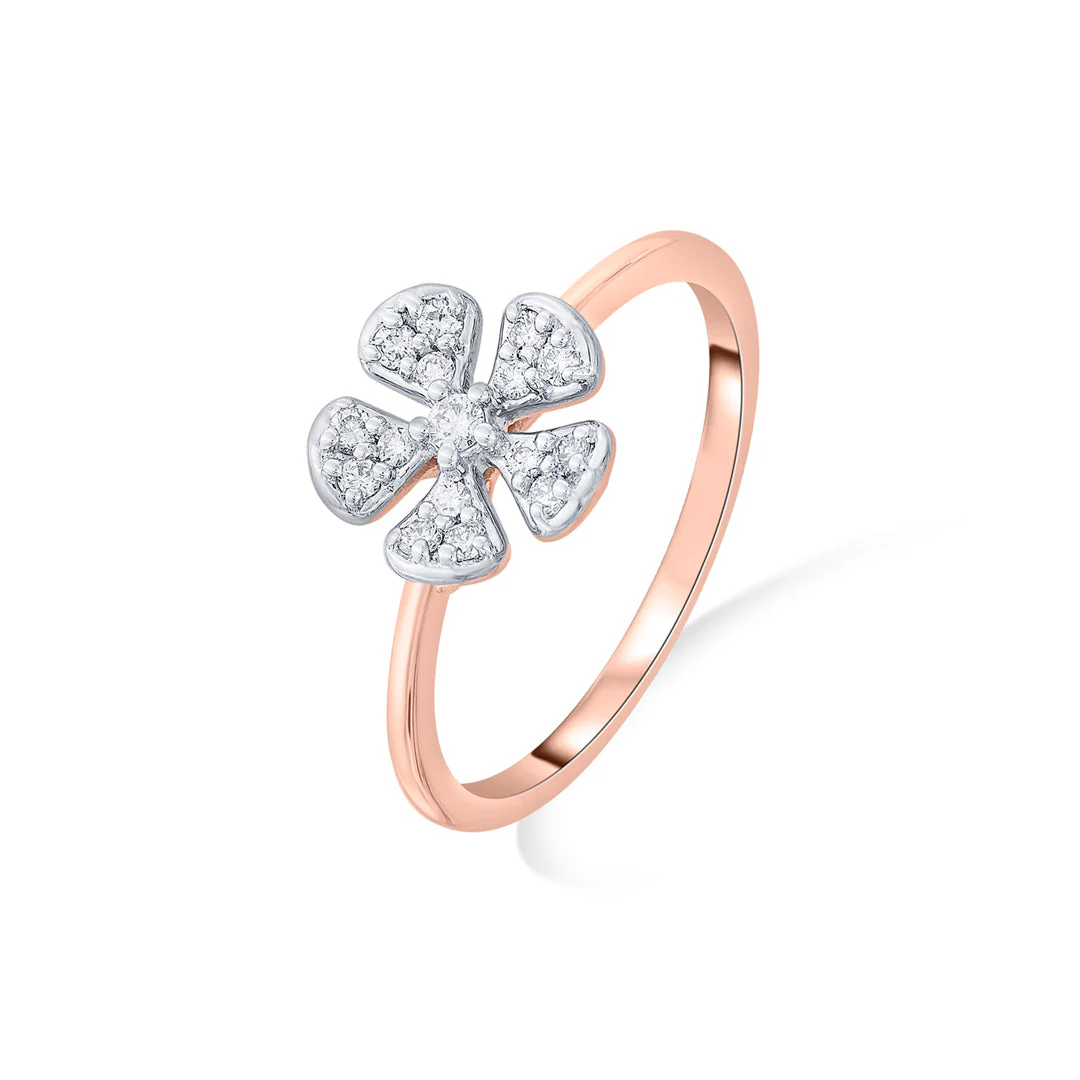 Floral Bloom Casual Diamond Ring - Image 4