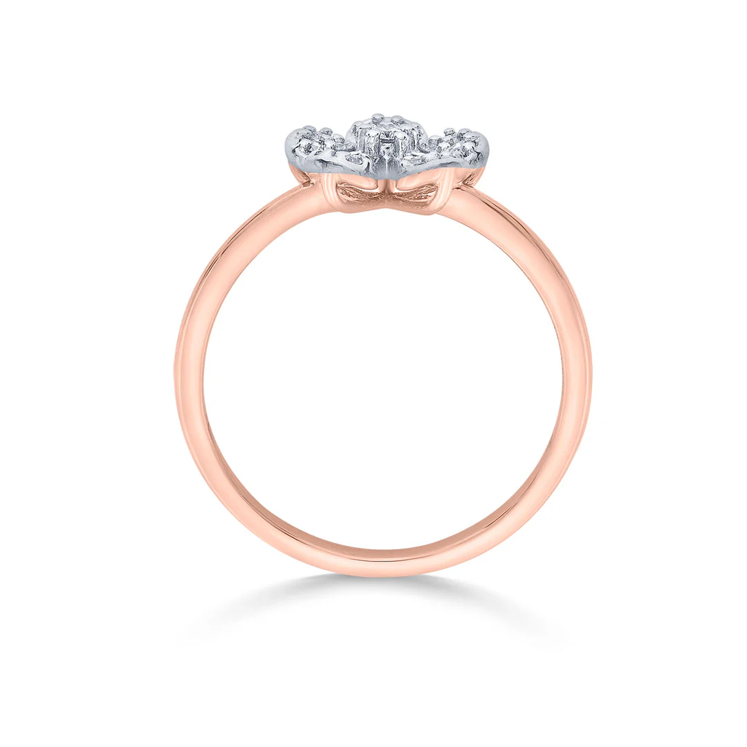 Floral Bloom Casual Diamond Ring - Image 5