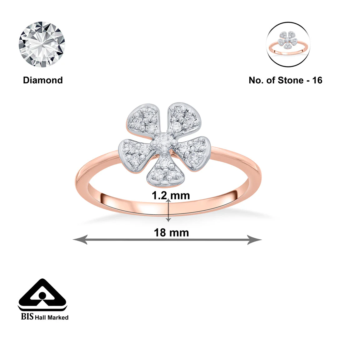 Floral Bloom Casual Diamond Ring - Image 6