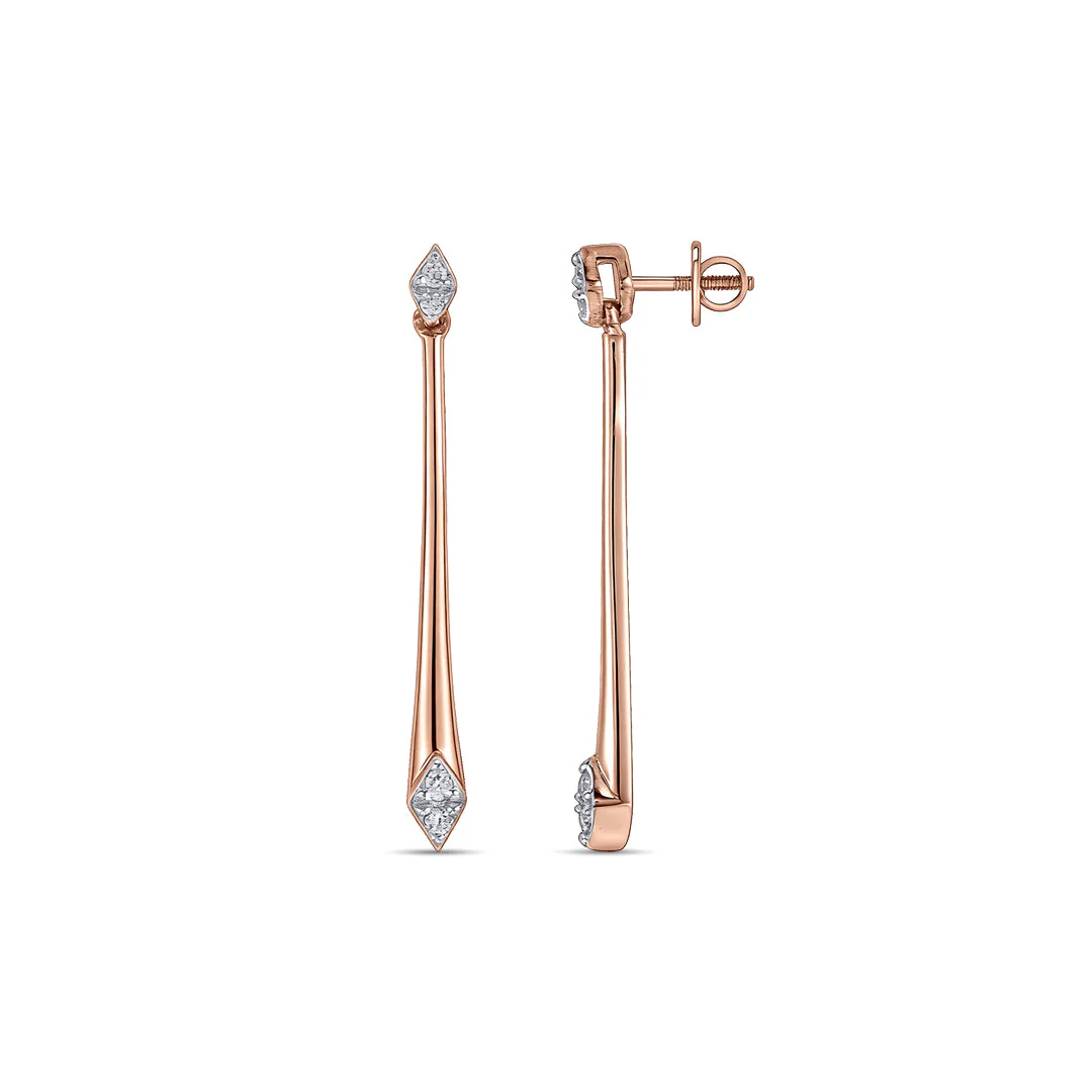 Fynora Charm Diamond Earring - Image 5