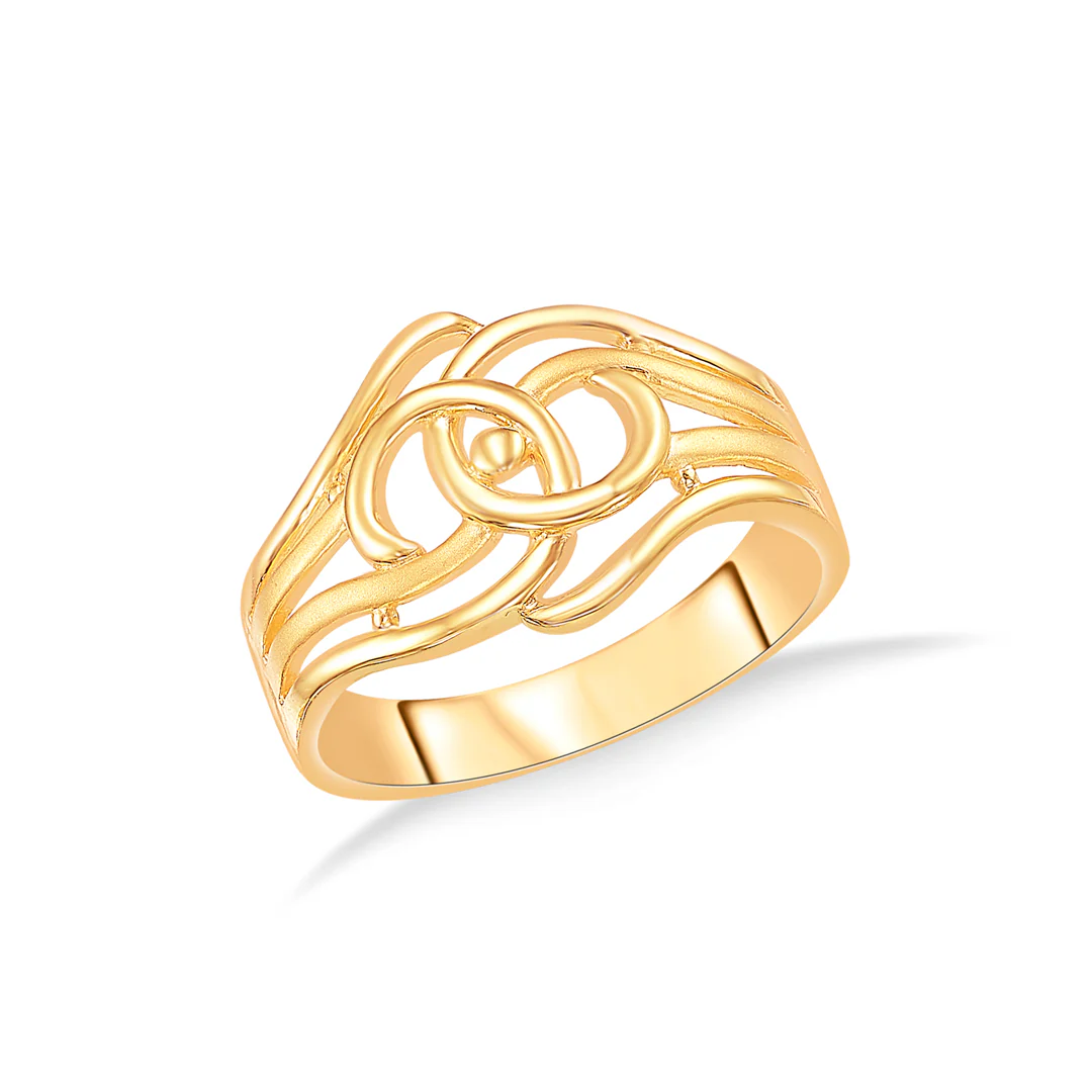 Galaxy Loop Gold Fashion Ring For Women - Image 2