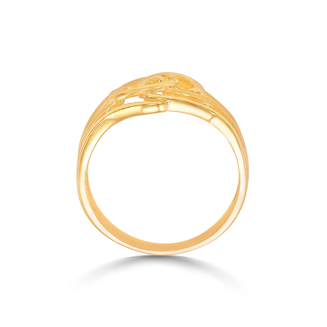 Galaxy Loop Gold Fashion Ring For Women - Image 4