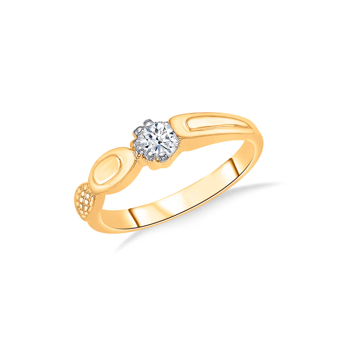 Gentle Sparkl Gold Engagement Ring For Women - Image 2