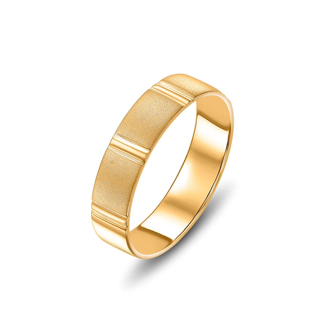 Glowline Arc Men's Gold Ring - Image 3