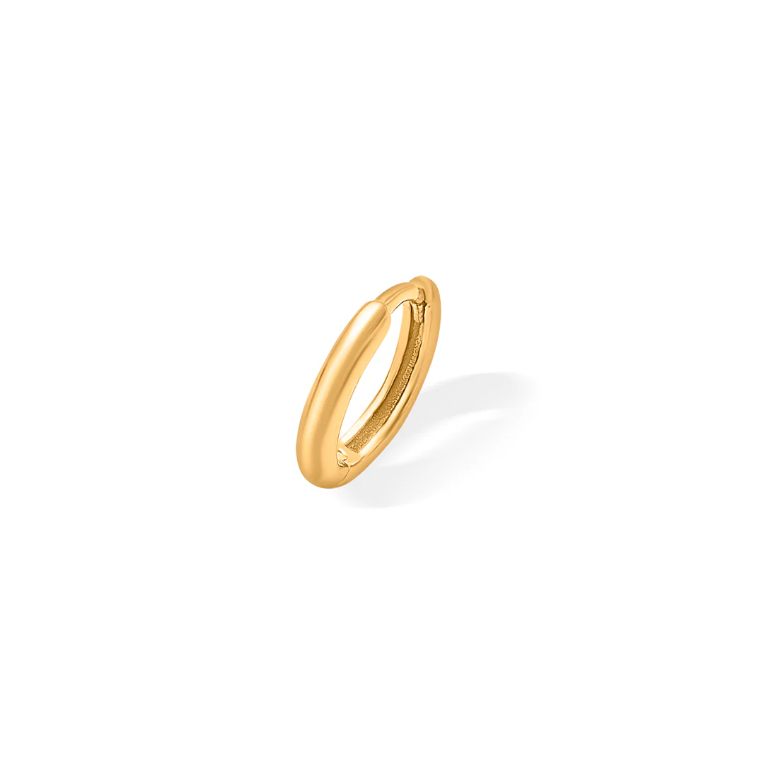 Golden Orbit Bali Gold Men's Earring - Image 4
