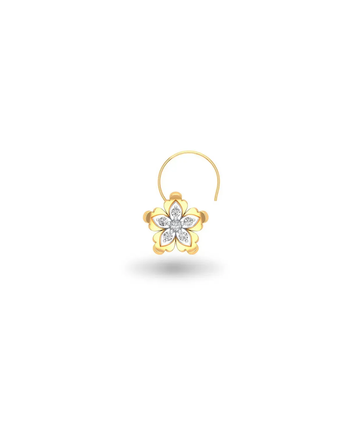 Happy-go-lucky Diamond Nosepin