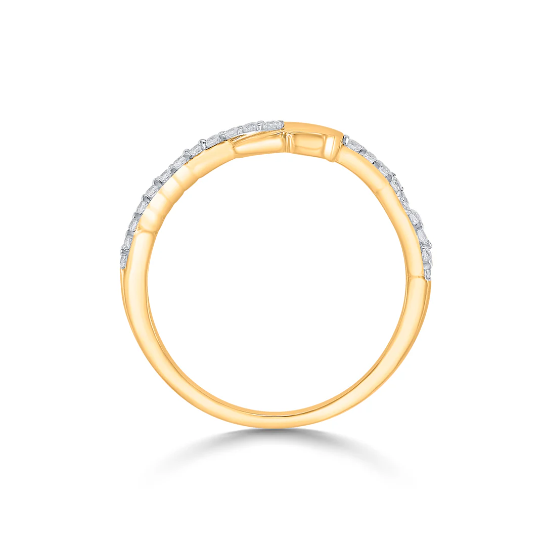 Heart Spritz Gold Casual Ring - Image 4