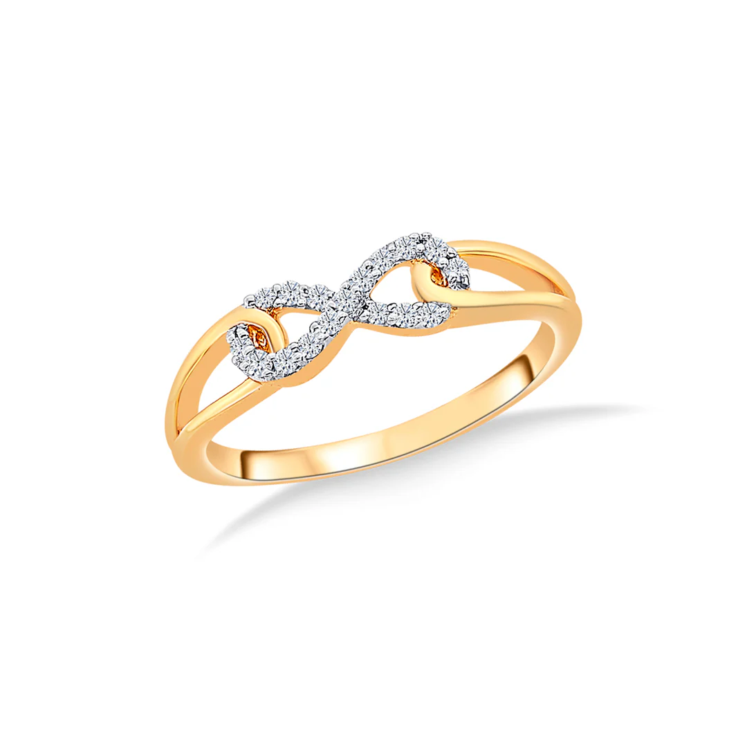Infinity Dusk Gold & Diamond Ring - Image 2
