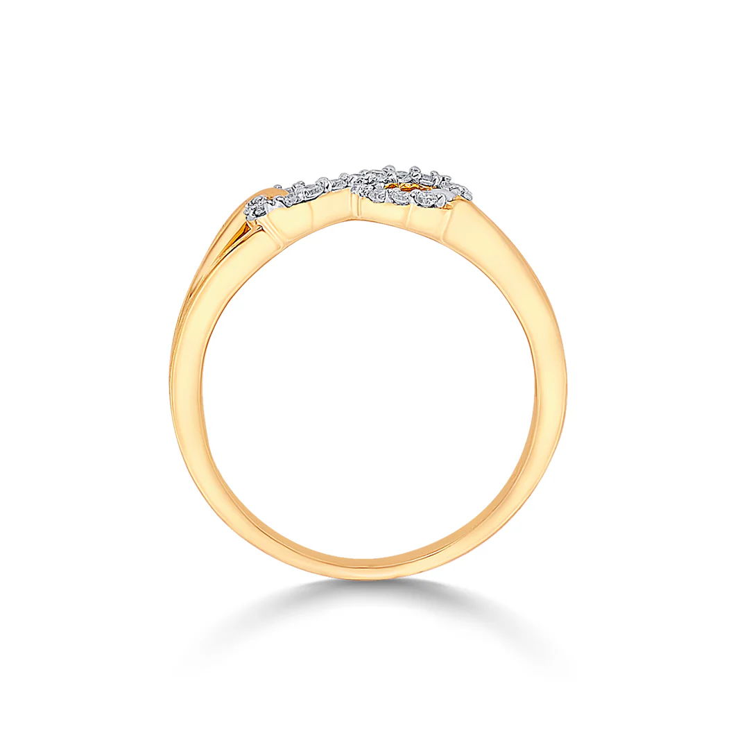 Infinity Dusk Gold & Diamond Ring - Image 4