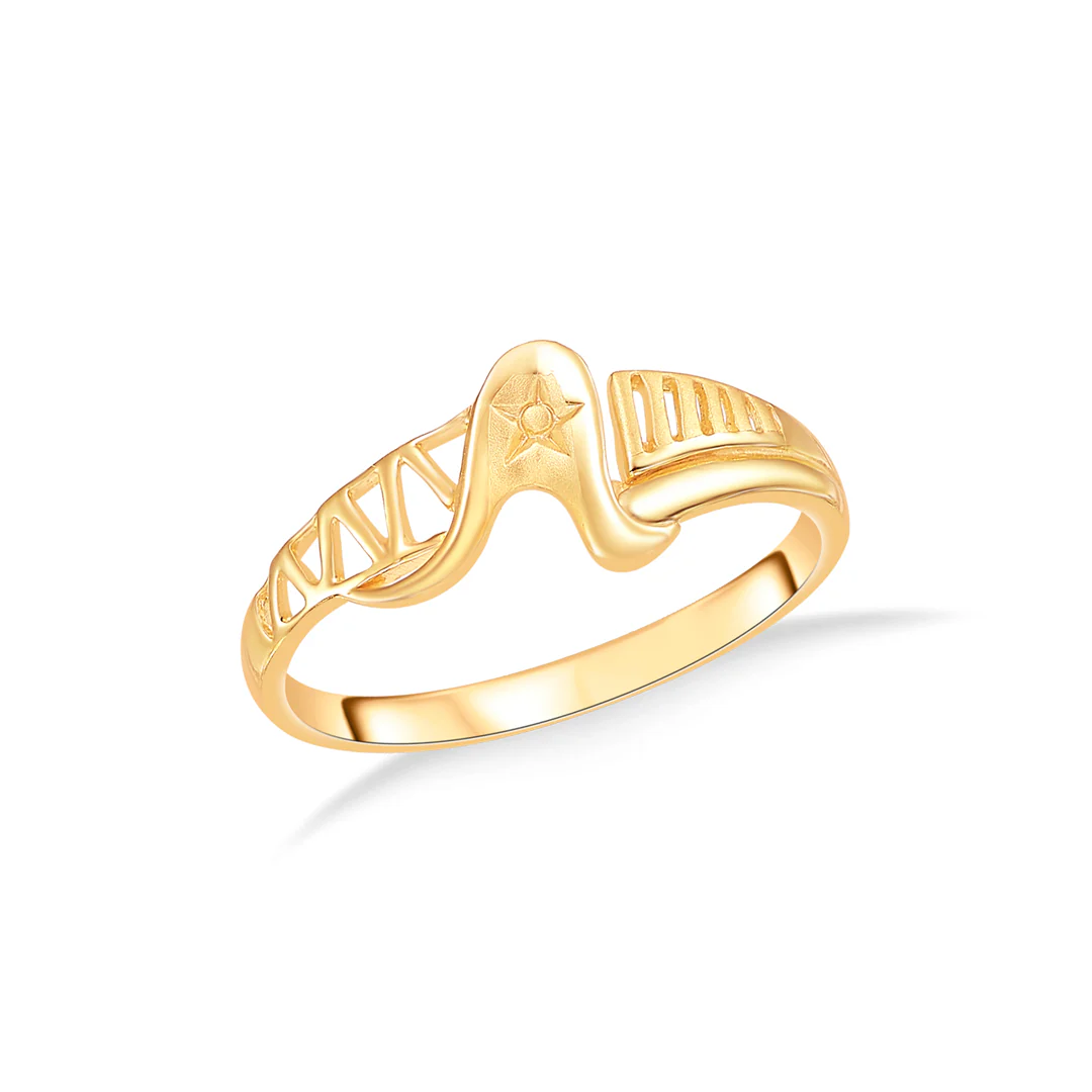 Iris Elegance Gold Casual Ring For Women - Image 2