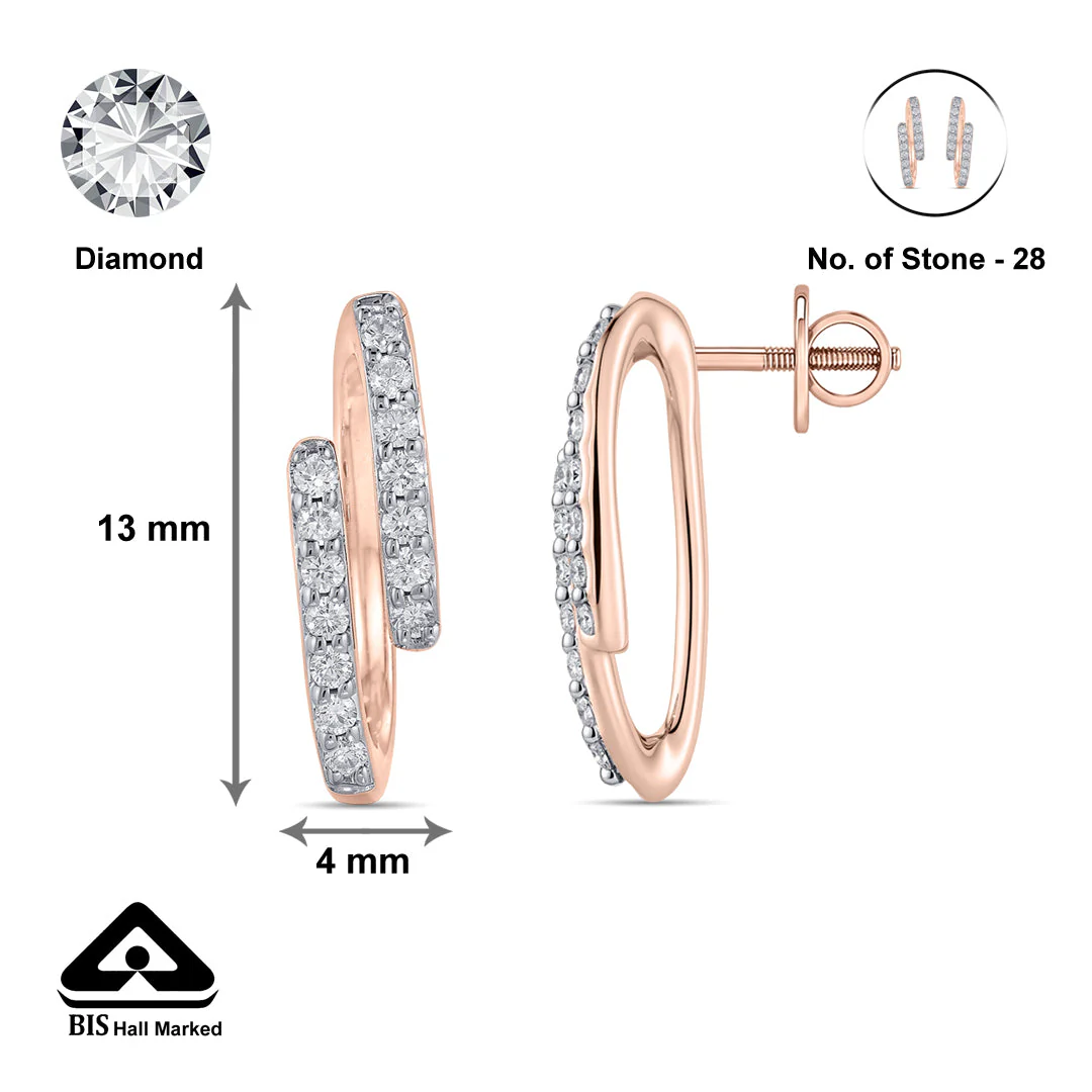 Ivora Gleam Diamond Earring - Image 6