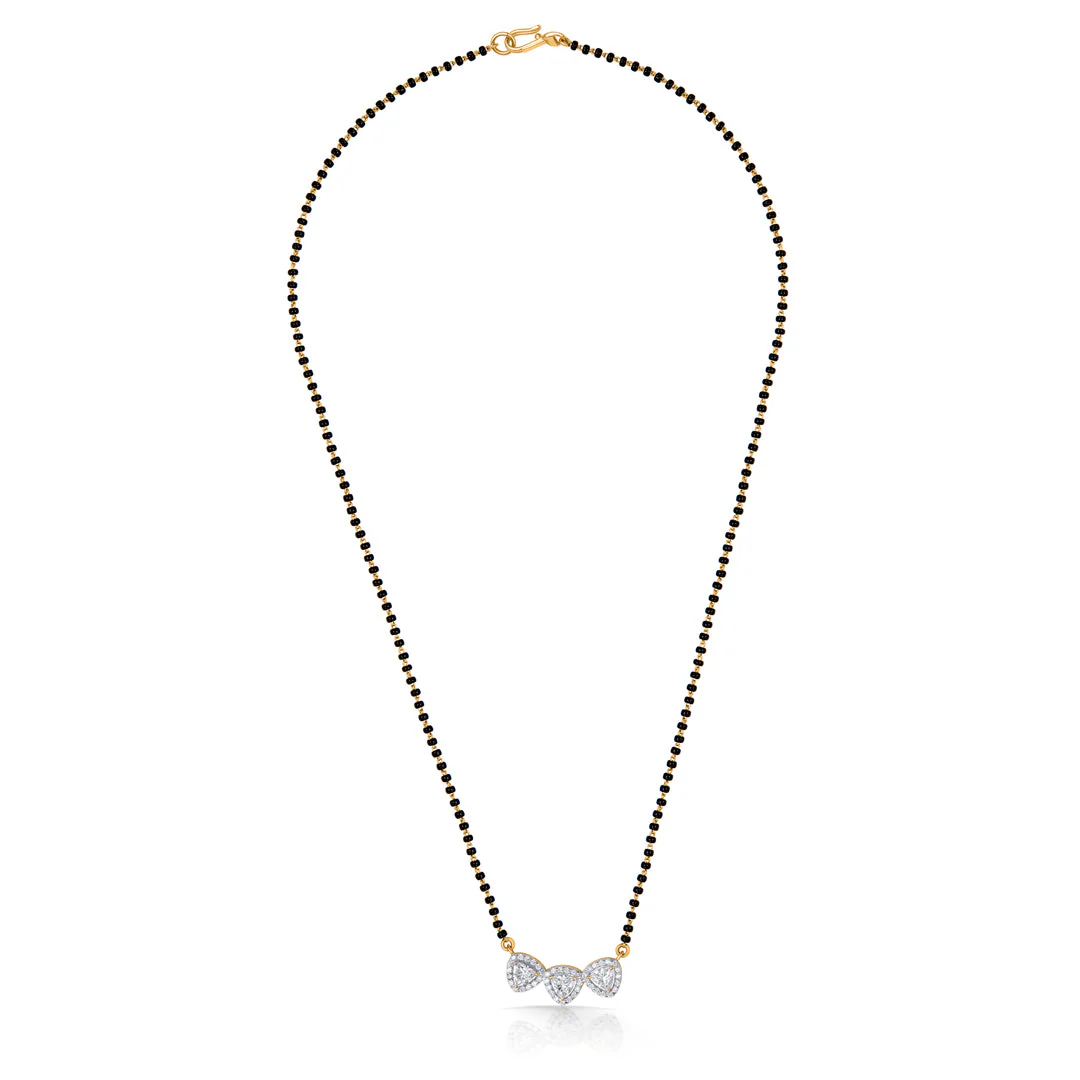Ivory Embrace Fancy Mangalsutra - Image 3