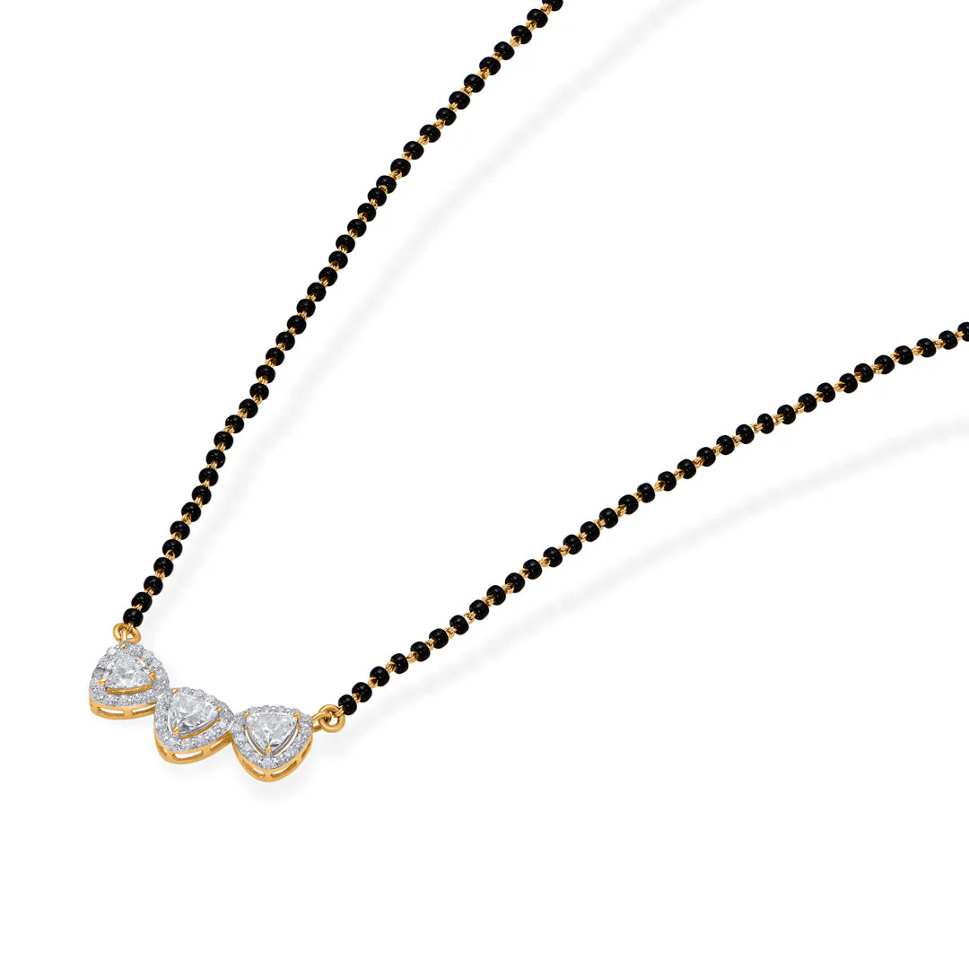 Ivory Embrace Fancy Mangalsutra - Image 4