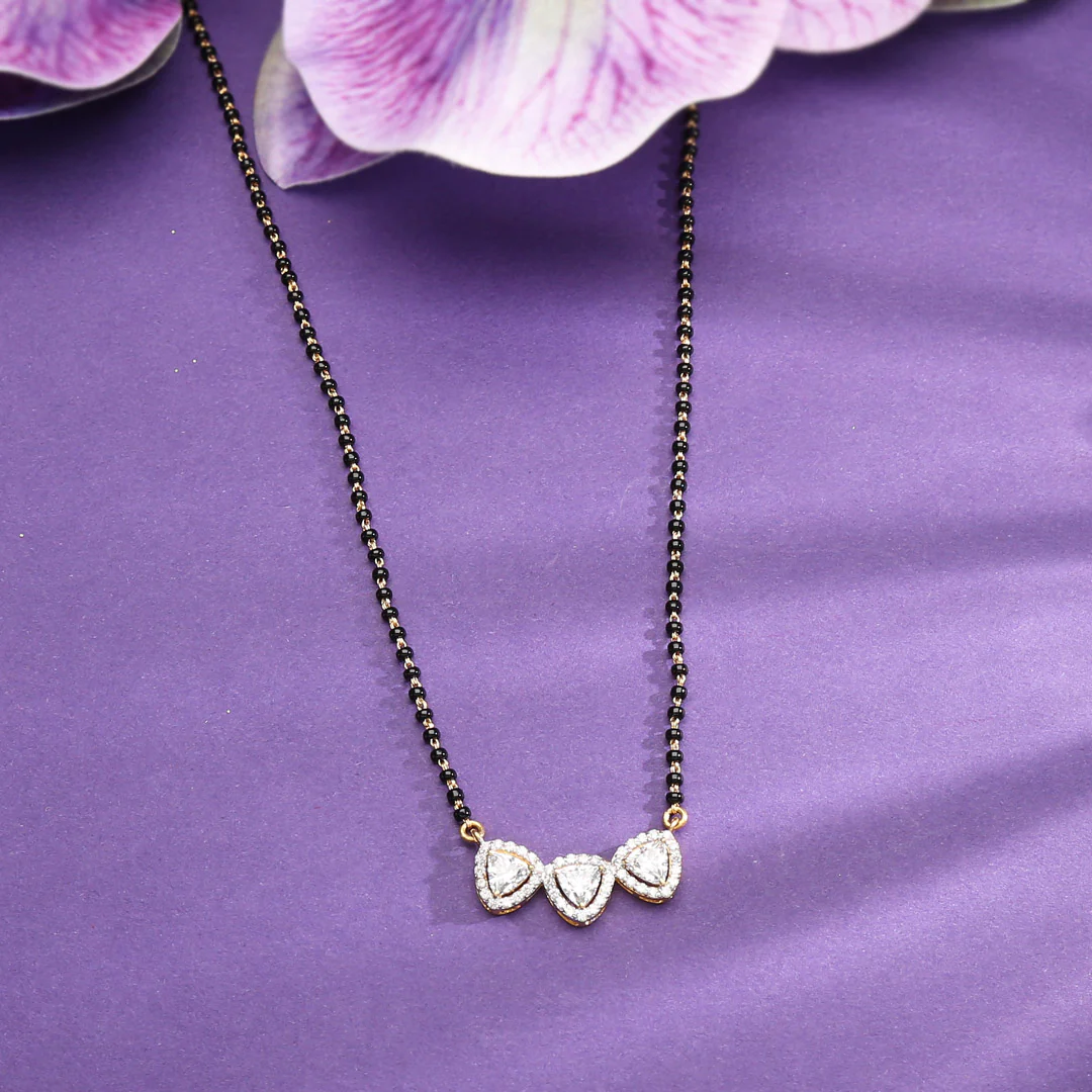 Ivory Embrace Fancy Mangalsutra - Image 7