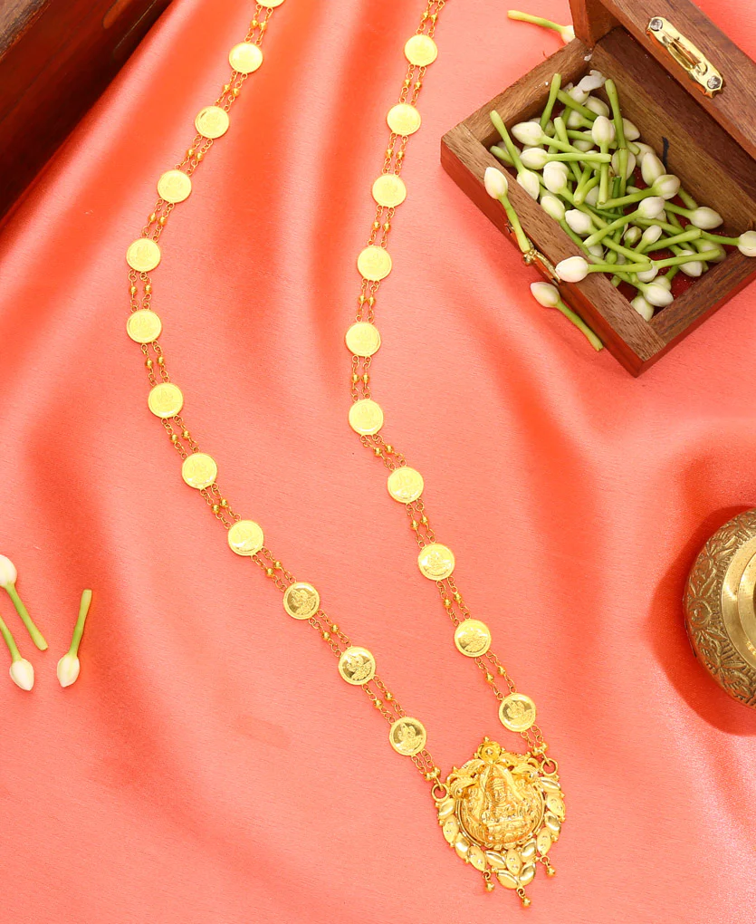 Lakshmi Haar Yellow Gold Necklace For Women