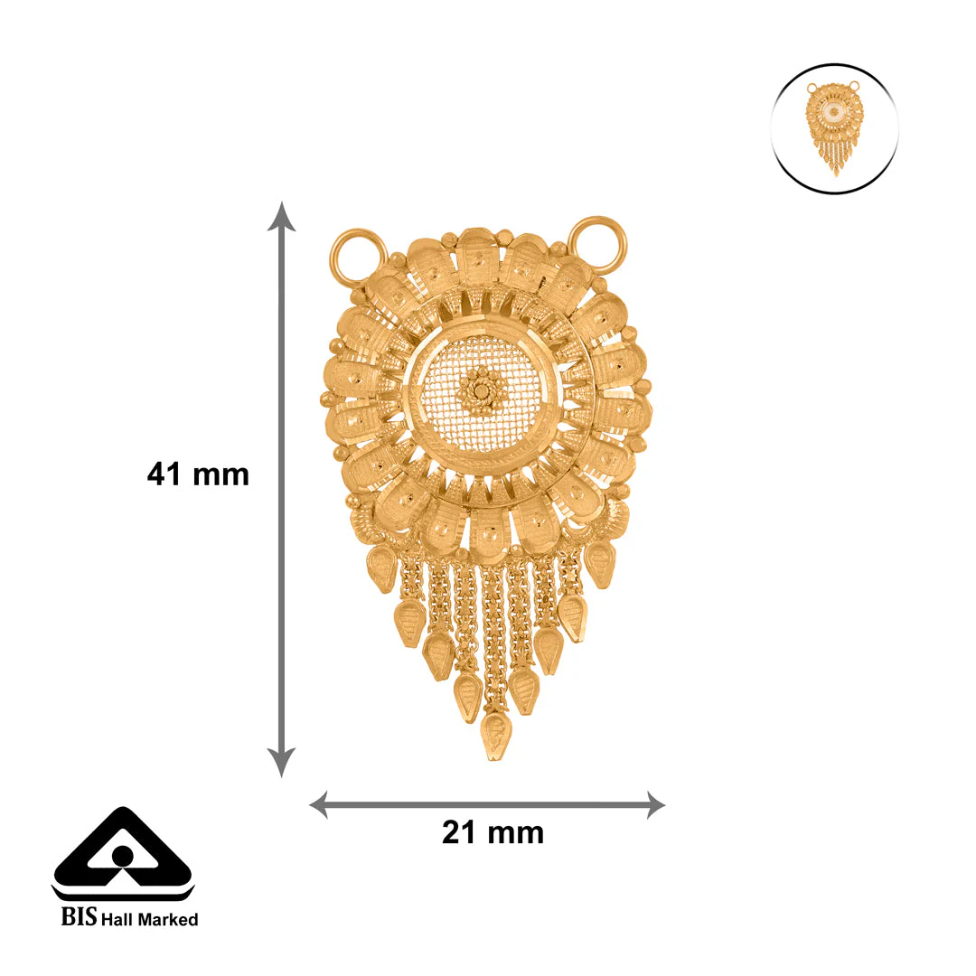 Leaflet Drape Calcutti Emboss Pendant - Image 6