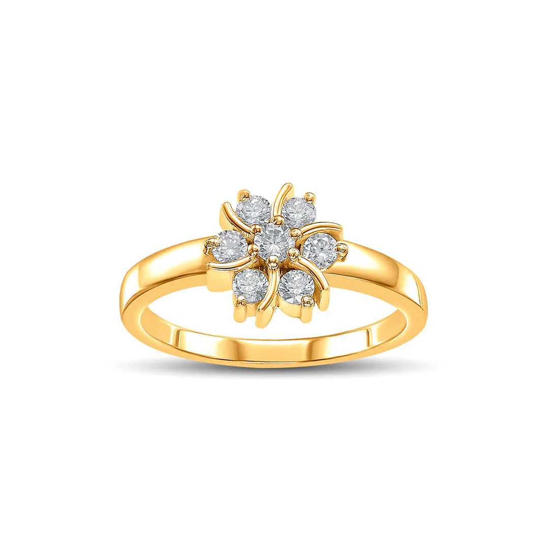Lily Bloom Women's Gold Ring - Image 3