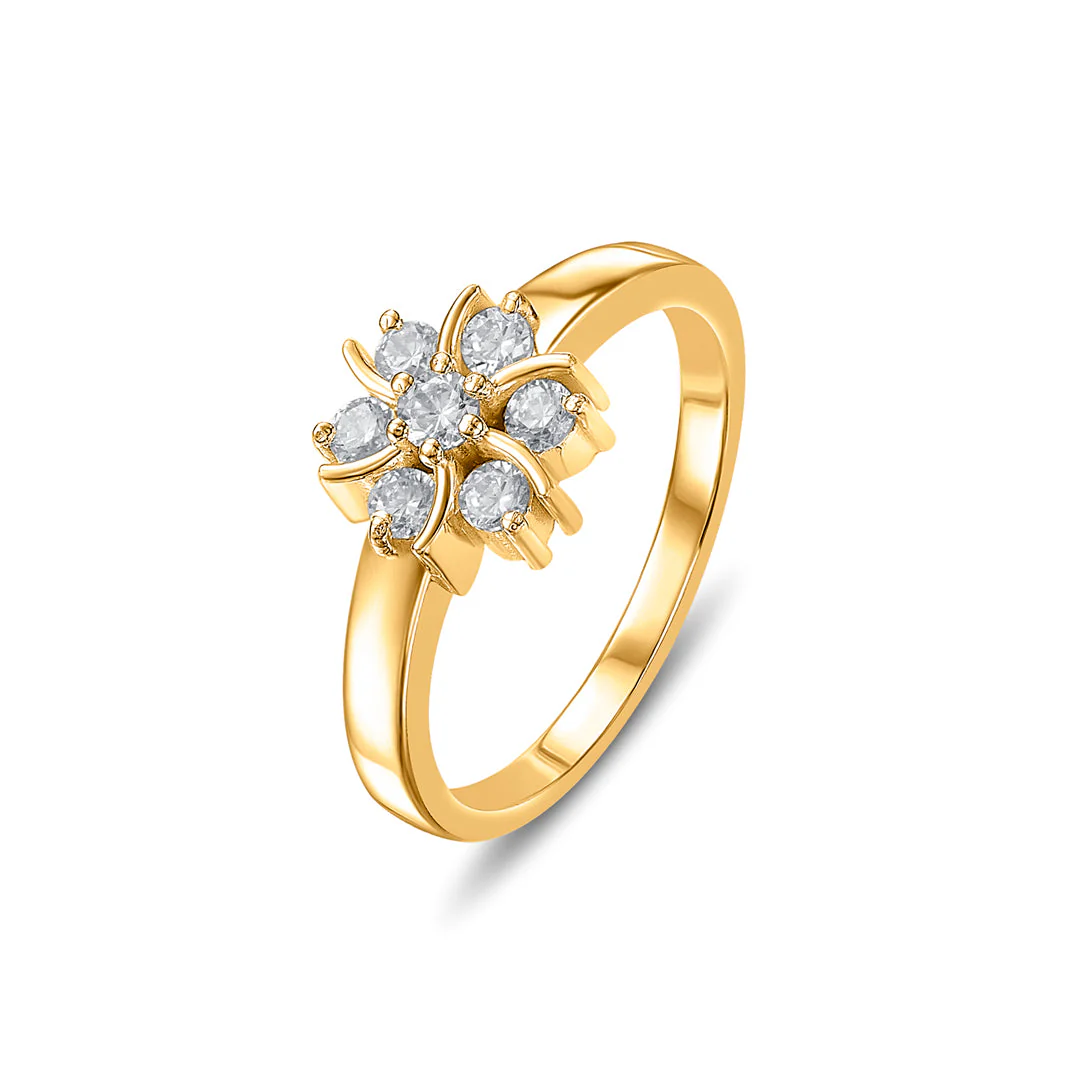 Lily Bloom Women's Gold Ring - Image 4