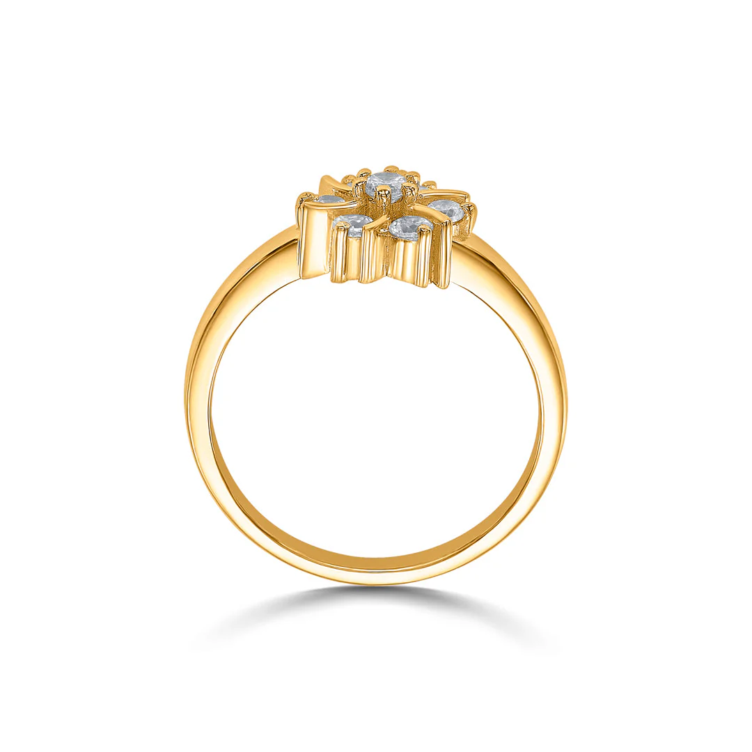 Lily Bloom Women's Gold Ring - Image 5